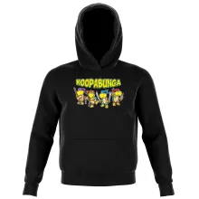 Donatello Kinder Kapuzenpullover “Donatello, Leonardo, Raphael, Michelangelo und Koopa Troopa” – Parodie auf Super Mario