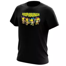 Donatello T-Shirt “Donatello, Leonardo, Raphael, Michelangelo and Koopa Troopa” – Super Mario parody