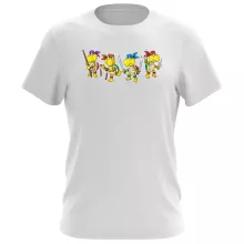 T-shirt Mario Vs Donatello “Mario Vs Donatello,Raphael, Leonardo e Michelangelo” – Super Mario de parodia