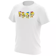 T-shirt Mario Vs Donatello “Mario Vs Donatello,Raphael, Leonardo e Michelangelo” – Super Mario de parodia