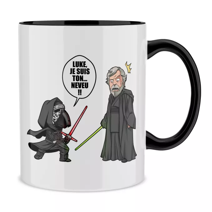 Mugs Parodie Star Wars Luke, je suis ton... ;) - Kylo Ren Vs Luke Skywalker