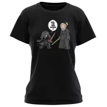 Kylo Ren Women T-shirt “Kylo Ren And Luke Skywalker” – Star Wars parody
