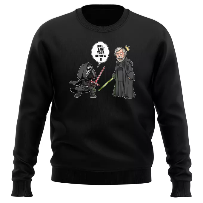 Pullovers Parody of Star Wars Kylo Ren And Luke Skywalker