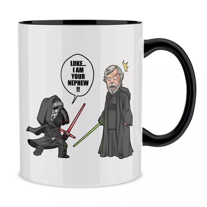 Mugs Parody of Star Wars Kylo Ren And Luke Skywalker