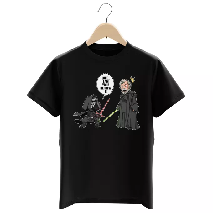 Boys Kids T-shirts Parody of Star Wars Kylo Ren And Luke Skywalker