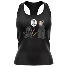 Kylo Ren Women's Tank Top “Kylo Ren And Luke Skywalker” – Star Wars parody