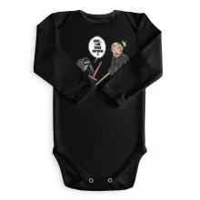 Kylo Ren Long sleeve Baby Bodysuit “Kylo Ren And Luke Skywalker” – Star Wars parody