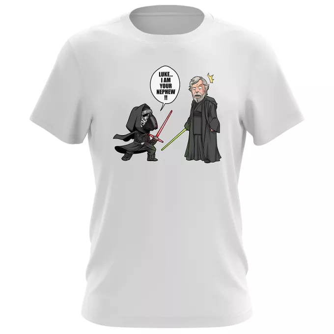 Men's T-shirts Parody of Star Wars Kylo Ren And Luke Skywalker