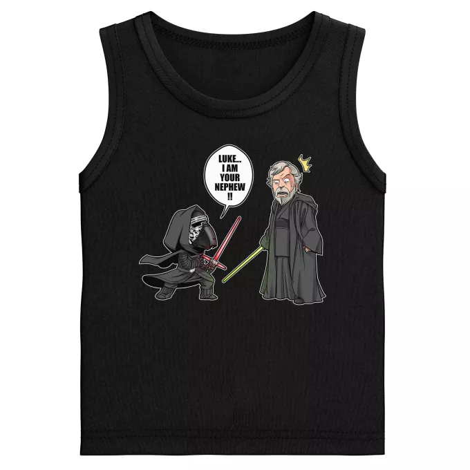 Boys Kids Tank Tops Parody of Star Wars Kylo Ren And Luke Skywalker