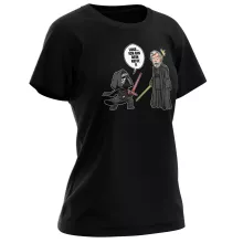 Kylo Ren Damen T-shirt “Kylo Ren und Luke Skywalker” – Parodie auf Star Wars