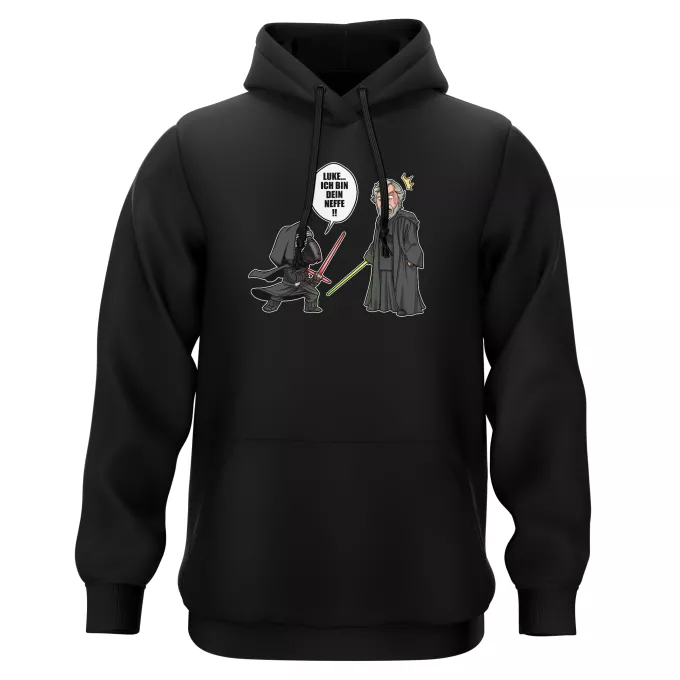 Kapuzenpullover Parodie auf Star Wars Kylo Ren und Luke Skywalker