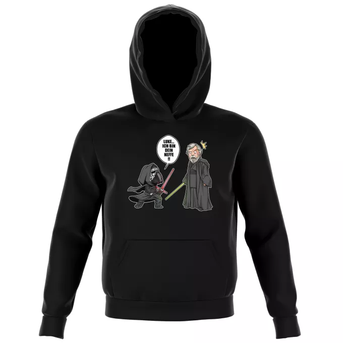 Kinder Kapuzenpullover Parodie auf Star Wars Kylo Ren und Luke Skywalker