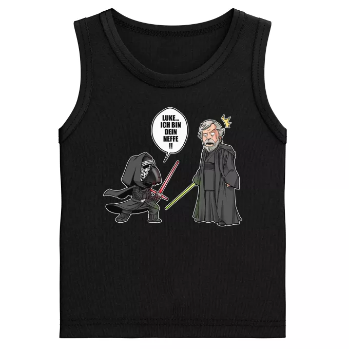 Jungen Kinder Tank Top Parodie auf Star Wars Kylo Ren und Luke Skywalker