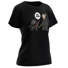 Camiseta Mujer Luke Skywalker “Luke Skywalker y Kylo Ren” – Parodia de Star Wars