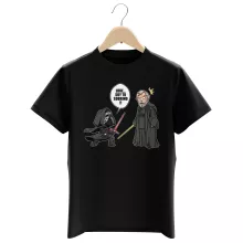 Camiseta Niño de manga corta Luke Skywalker “Luke Skywalker y Kylo Ren” – Parodia de Star Wars