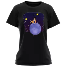 T-shirt de mulher O Principezinho Vegeta – Dragon Ball Z de parodia