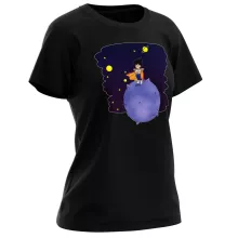T-shirt de mulher O Principezinho Vegeta – Dragon Ball Z de parodia