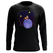T-Shirts de manga comprida O Principezinho Vegeta – Dragon Ball Z de parodia