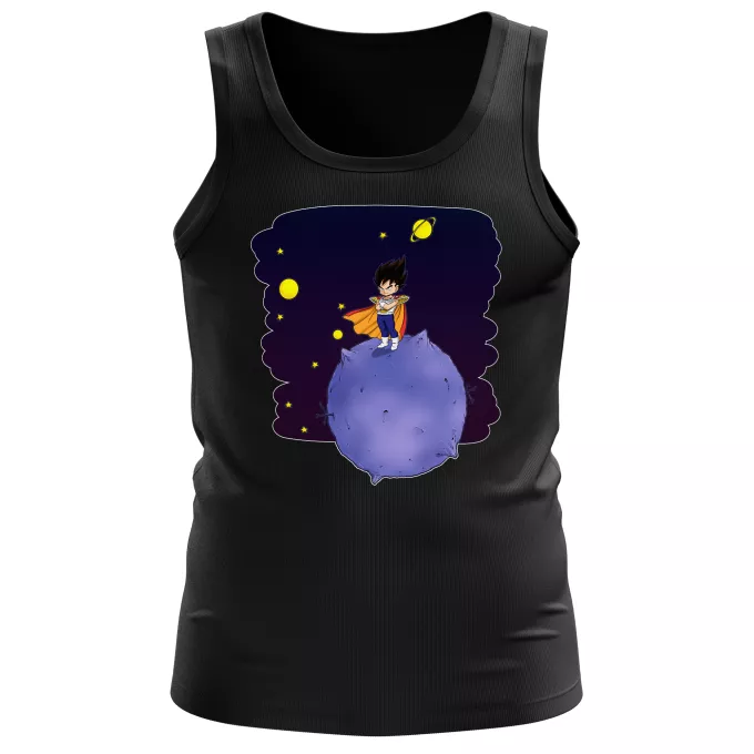 Camisolas de alças homens Paródia Dragon Ball Z - DBZ O Principezinho Vegeta