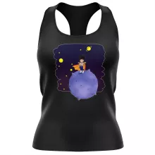 Camisola de alças Mulher O Principezinho Vegeta – Dragon Ball Z de parodia