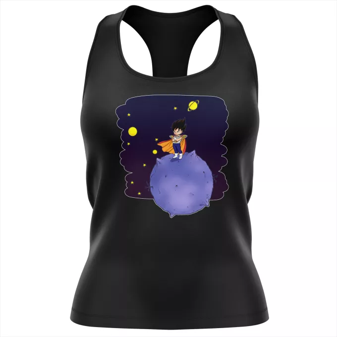 Camisolas de alças Mulheres Paródia Dragon Ball Z - DBZ O Principezinho Vegeta