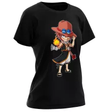 Maglietta da Donna Portgas D Ace “Portgas D Ace e Natsu” – Parodia dei One Piece