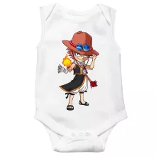 Body bébé Ace « L'Ultime Dieu du Feu !! » – Parodie One Piece