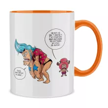 Mug Chopper « Panne sèche ! » – Parodie One Piece