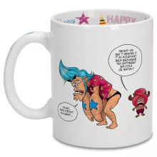 Mug Chopper « Panne sèche ! » – Parodie One Piece