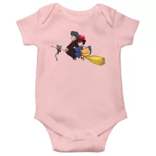Korte mouwen Roze Babyromper (meisje) parodie Harry Potter - (Hoogwaardig Babyromper - bedrukt in Frankrijk - Ref : 841)
