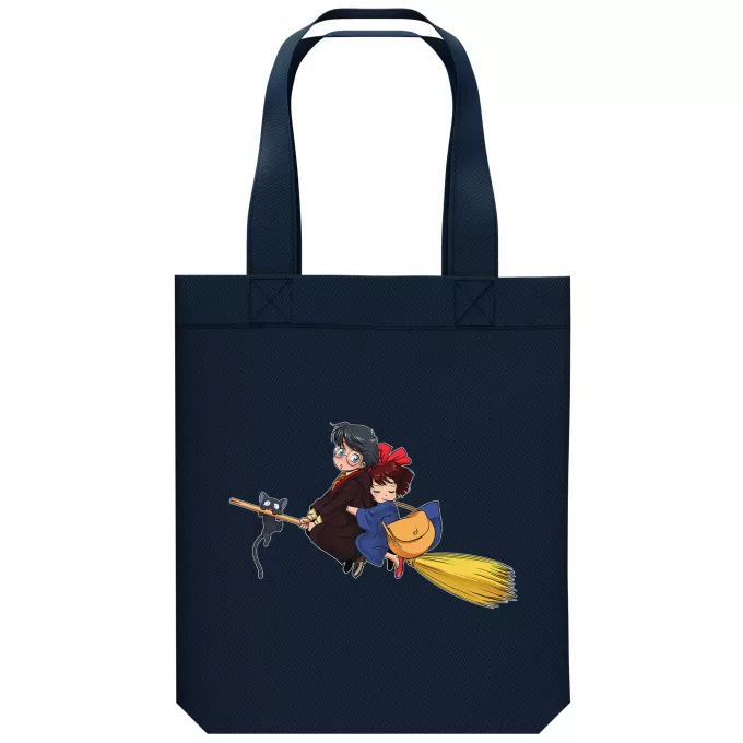 Borsa Tote Bag in cotone organico Paoridia Harry Potter Harry Potter e Kiki