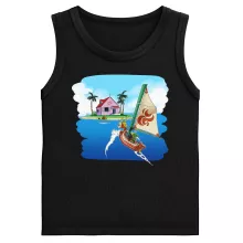 Camisola de alças crianças rapaz Link “Link e Casa do Kame” – Zelda de parodia