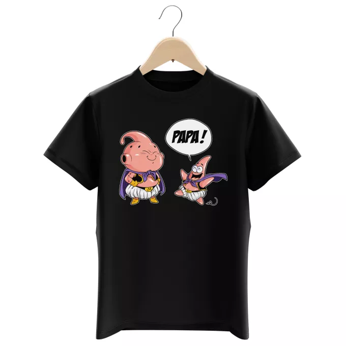 T-shirts Enfants Garçons Parodie Dragon Ball Z - DBZ Tel père tel fils (Version SD) - Boubou, Patrick l'étoile de Mer