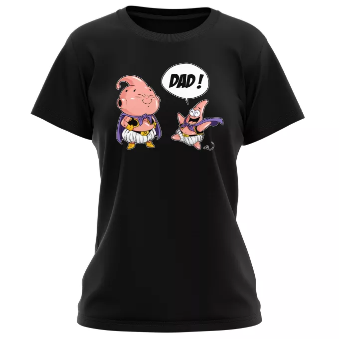 Kvinnor T-shirts Parodi Dragon Ball Z - DBZ Majin Buu och Patrik Stjärna