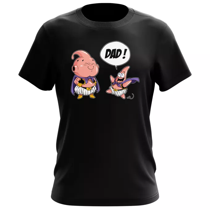 T-shirts för män Parodi Dragon Ball Z - DBZ Majin Buu och Patrik Stjärna