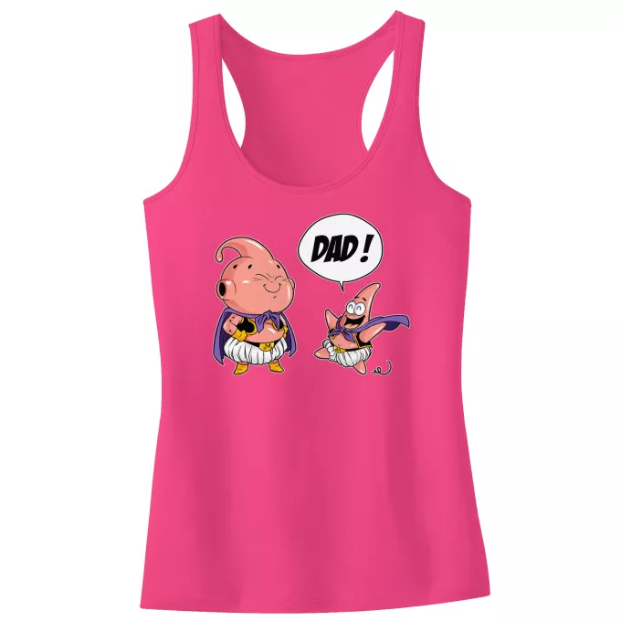 Linnen för Flickor barnens Parodi Dragon Ball Z - DBZ Majin Buu och Patrik Stjärna