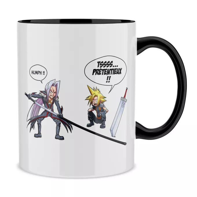 Mugs Parodie Final Fantasy VII - FFVII Prétentieux !! - Clad, Sephiroth