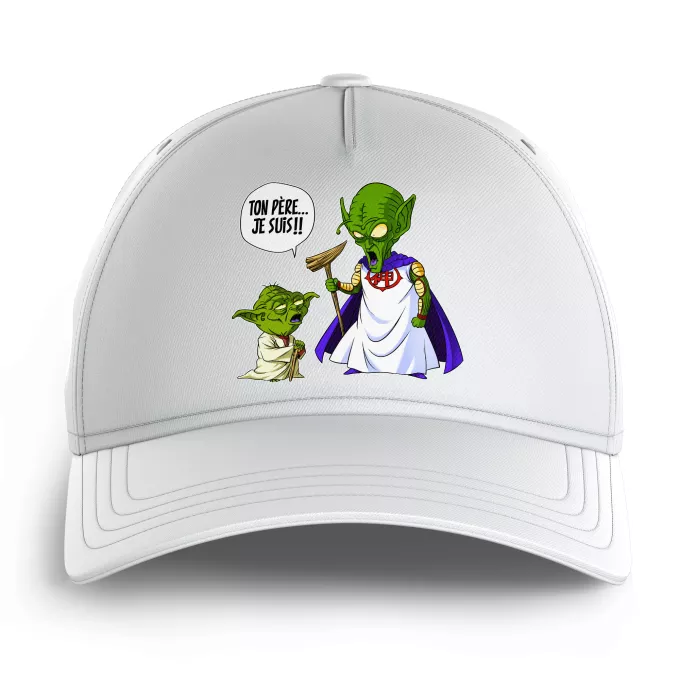 Casquettes Enfants Parodie Star Wars Ton père, je suis... !! - Yoda, le Tout Puissant