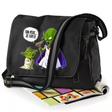 Sac à bandoulière Yoda « Ton père, je suis... !! » – Parodie Star Wars