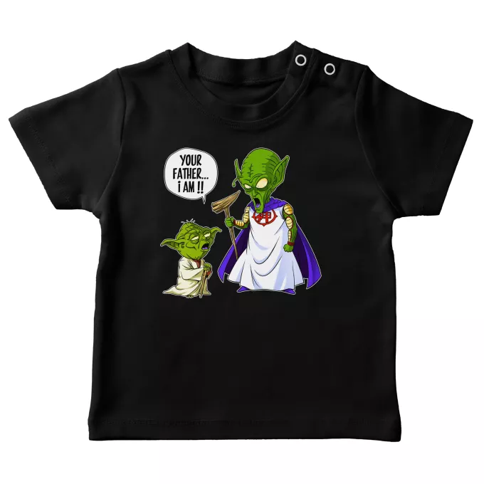Magliette bebè Paoridia Star Wars Yoda e Dio
