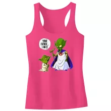 Canotta per bambine e ragazze Yoda “Yoda e Dio” – Parodia dei Star Wars