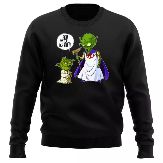 Sweatshirts Parodie auf Star Wars Yoda von Star Wars und Gott von DBZ
