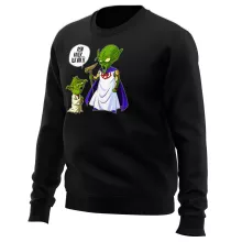 Yoda Pullover “Yoda von Star Wars und Gott von DBZ” – Parodie auf Star Wars