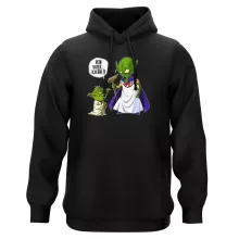 Yoda Kapuzenpullover “Yoda von Star Wars und Gott von DBZ” – Parodie auf Star Wars