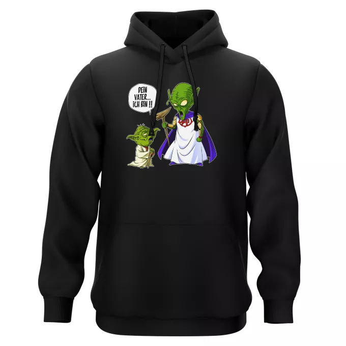 Kapuzenpullover Parodie auf Star Wars Yoda von Star Wars und Gott von DBZ