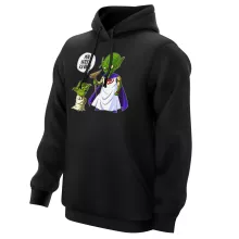 Yoda Kapuzenpullover “Yoda von Star Wars und Gott von DBZ” – Parodie auf Star Wars