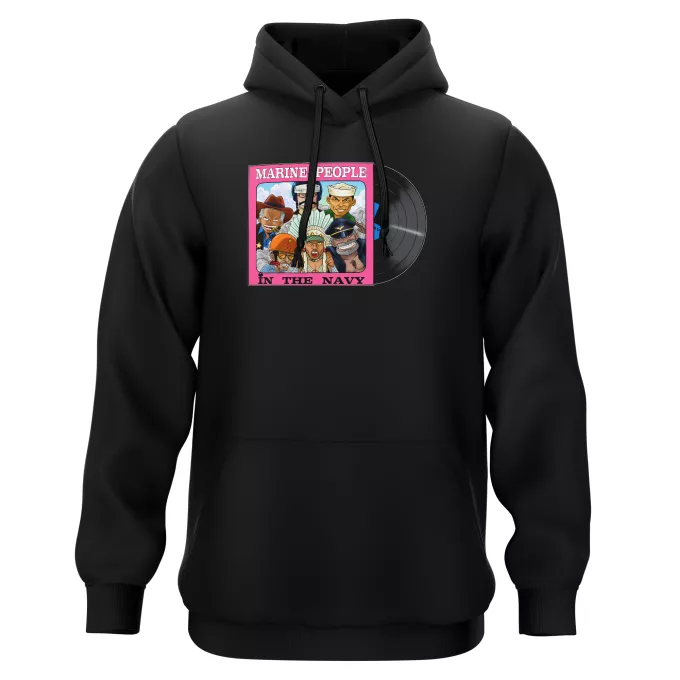 Kapuzenpullover Parodie auf One Piece Garp, Akainu, Aokiji, Kizaru, Sengoku und Smoker