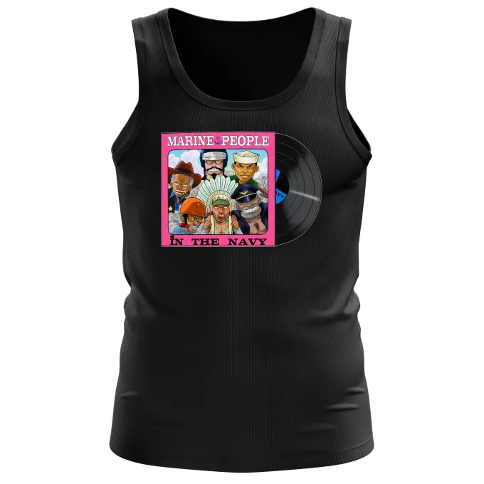 Herren Tank Top Parodie auf One Piece Garp, Akainu, Aokiji, Kizaru, Sengoku und Smoker