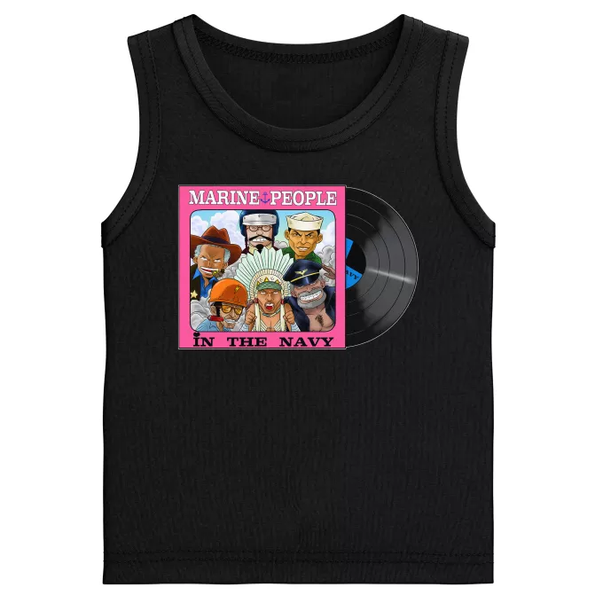 Jungen Kinder Tank Top Parodie auf One Piece Garp, Akainu, Aokiji, Kizaru, Sengoku und Smoker