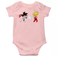 Body bebè (bimba) Son Goku “Son Goku e Vegeta X Ryu e Ken” – Parodia dei Dragon Ball Z